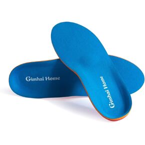 Orthotics Insoles/Inserts Arch Supports for Flat Feet/Plantar Fasciitis/Pronation/Feet Pain/Sports for Men and Women Shoes (127-BLUE, US Men(4-4.5)-Women(6-6.5)-9.06"-230MM)