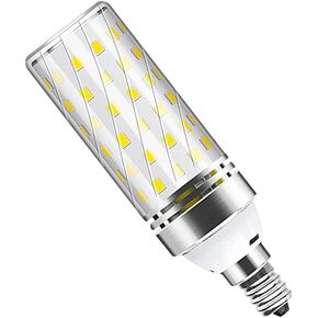 YGS-Tech E12 LED Bulb, 6000K Daylight White Light Bulbs, 16W 1500LM Led Corn Bulb, 120W Incandescent Bulb Equivalent, Non-Dimmable LED Corn Light for Office Home Lighting (8 Pack)