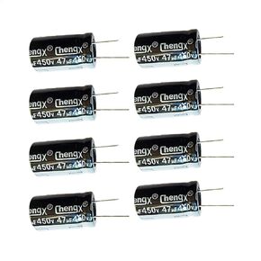 47uF 450V 16X25 +/-20% -25 to +105°C 9PCS Aluminum Electrolytic Capacitors,47uF 450V Capacitor,47uF Capacitor,450V Capacitor,47uF Capacitor 450V