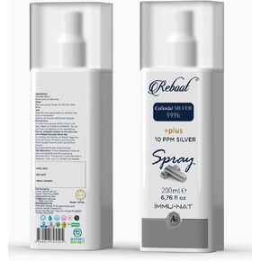 Reboot Colloidal Silver Skin Care Spray, Natural Relief for Dogs, Cats & Horses - Soothes Pet Wounds, Itches, Allergies, Non-Sting, Deodorizes, Safe for All Ages (33.8oz)