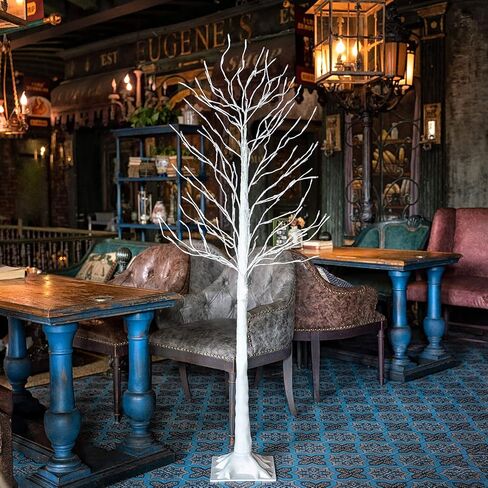 Lighted Birch Tree, 4 Feet 160L LED Christmas Decorations Lighted Tree for Home, Party, Festival and Outdoor Use, UL Listed, Warm White (4 FT 160 LED) in Kuwait