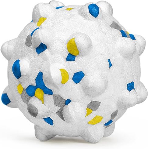 Moonorange Upgrade Dog Balls for Aggressive Chewers, Indestructible Dog Tennis Balls, Durable Bouncy Dog Toy Balls, Dog Balls for Teething, Interactive Dog Toys for Fetch Game (4 Large Balls) in Saudi Arabia