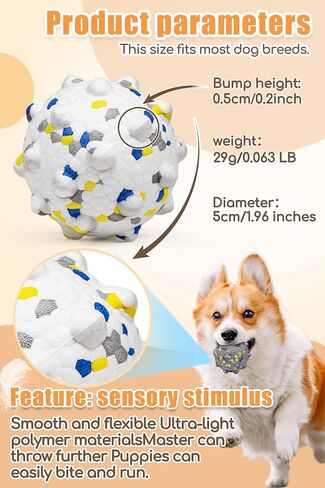 Moonorange Upgrade Dog Balls for Aggressive Chewers, Indestructible Dog Tennis Balls, Durable Bouncy Dog Toy Balls, Dog Balls for Teething, Interactive Dog Toys for Fetch Game (4 Large Balls) in Saudi Arabia