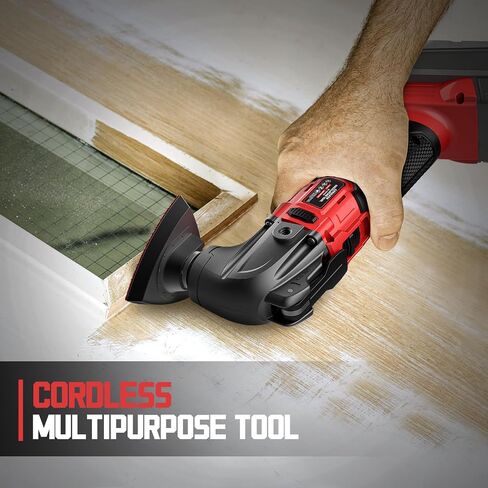 Cordless Oscillating Tool for Dewalt 20V Battery, Brushless-Motor Tool with Auxiliary Handle, 6 Variable Speed Oscillating Multi-Tool for Scraping, Sanding,Cutting Wood(Battery Not Included) in Saudi Arabia