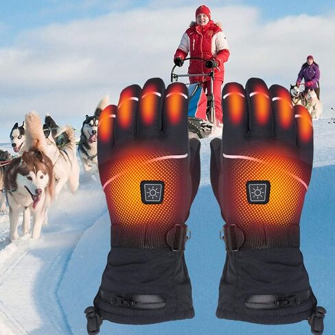 قفازات ستيكرو ساخنة للرجال والنساء، بطارية قابلة لإعادة الشحن، جهاز تدفئة الأيدي الكهربائية للدراجات النارية، التزلج، الصيد، العمل في الهواء الطلق في الشتاء البارد، مقاوم للماء، مقاوم للرياح، مزود بشاشة تعمل باللمس in Kuwait