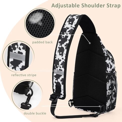 حقائب Tuwubi Crossbody للنساء العصرية، حقيبة حبال للرجال مع كتف قابل للتعديل، حقيبة ظهر أساسية للسفر للسفر in Saudi Arabia