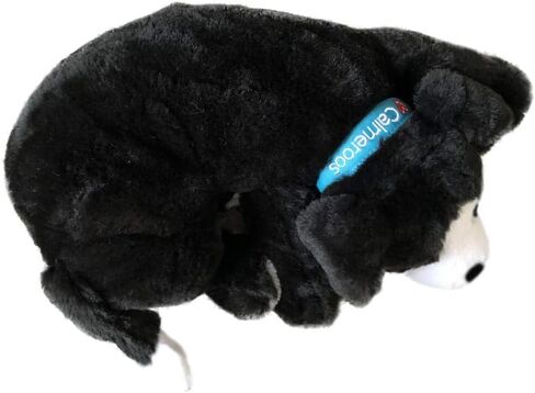 Puppy Heartbeat Toy Sleep Aid with 2 Long-Lasting Heat Packs Last 36 Hours Each Puppy Anxiety Relief Soother Dogs Cuddle Calming Behavioral Aid for Pets (Black and Brown) in Kuwait