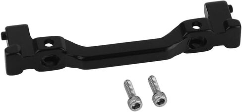 Aluminium Alloy Front Bumper Mount for Axial SCX24 Deadbolt AXI90081 1/24 RC Crawler Car Upgrade Parts (Black) in Saudi Arabia