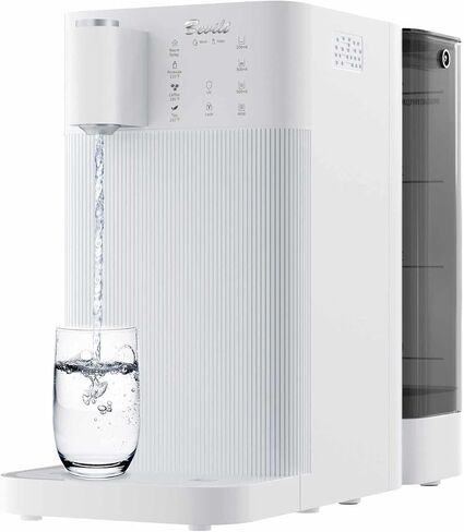 100GPD Countertop Reverse Osmosis Water Filtration System,3:1 Pure to Drain,Instant Hot RO Water Dispenser with UV，4 Temperature Options, Plug and Play in Saudi Arabia