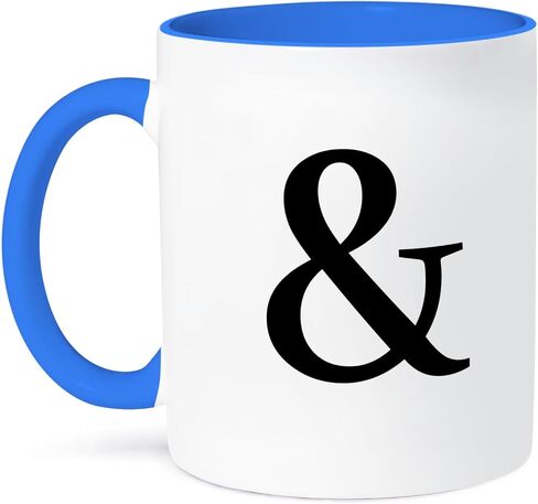 3dRose Ampersand Mug, 11 oz, Black in Saudi Arabia