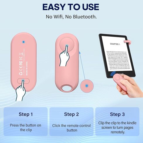 جهاز التحكم عن بعد من Oresoc RF لجهاز Kindle Paperwhite، ملحقات Kindle الصور والفيديو عن بعد للكتب الإلكترونية iPhone iPad Android والأجهزة اللوحية قراءة الروايات المصورة in Saudi Arabia