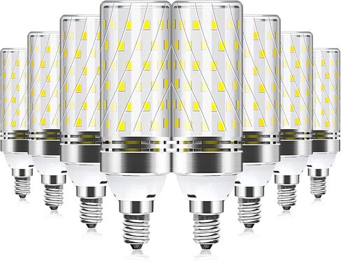 YGS-Tech E12 LED Bulb, 6000K Daylight White Light Bulbs, 16W 1500LM Led Corn Bulb, 120W Incandescent Bulb Equivalent, Non-Dimmable LED Corn Light for Office Home Lighting (8 Pack) in Saudi Arabia