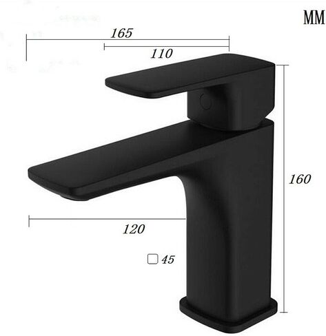 Brushed Gold Bathroom Faucets for Vanity Sink Single Handle 1-Hole Deck Mount Solid Brass Lavatory Mixer Hot and Cold Water Taps Wash Basin Faucet in Saudi Arabia