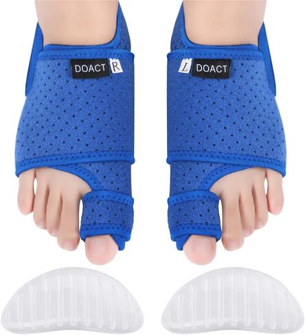 Bunion Corrector, Big Toe Straightener Arch Support Stretchable Breathable Neoprene Material for Correct Flat Feet Plantar Fasciitis, High Arches in Kuwait