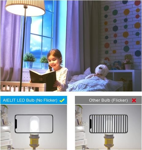 لمبة إضاءة LED متجمدة T10/T30 مكافئة 25 وات، أبيض دافئ 2700 كيلفن، 200 لومن، قاعدة قياسية E26، مصابيح أنبوبية LED قابلة للتعتيم بقدرة 2 وات، لمبة إديسون ذات الشعيرات الكلاسيكية للثريا المعلقة، 4 عبوات in Kuwait