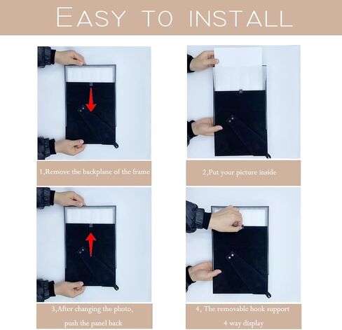 Glitter Picture Frames 8x10 Set of 2 Crystal Diamond Mirror Picture Frame, Metal Glass Wall Photo Frames for Wall or Desktop Display(Rosegold) in Saudi Arabia