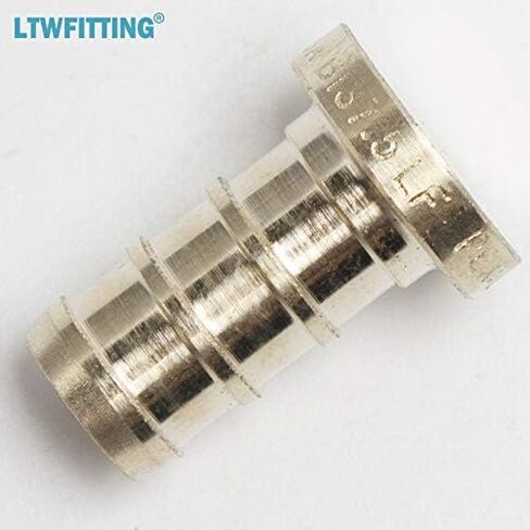 LTWFITTING مقابس PEX مقاس 3/8 بوصة (LF)، تركيبات تجعيد نحاسية (عبوة من 10) in Saudi Arabia