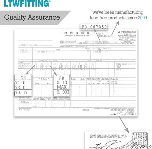 LTWFITTING مقابس PEX مقاس 3/8 بوصة (LF)، تركيبات تجعيد نحاسية (عبوة من 10) in Saudi Arabia