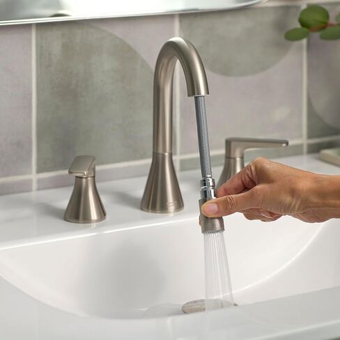 American Standard 7061821.002 Aspirations Widespread Pull-Down Bathroom Faucet, 1.2 GPM, Chrome in Saudi Arabia