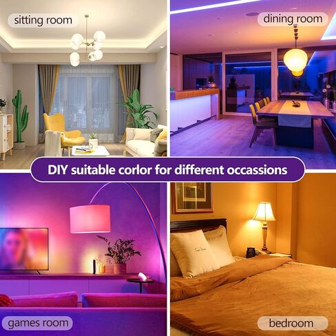 1 PC Smart LED light Bulbs, A19 E26 800LM 2700K-6500K Color Changing LED Light Bulb, WiFi & Bluetooth 5.0, Warm to Cool White, Dimmable & RGB Smart Home Lighting Works with Alexa Google Assistant (1) in Saudi Arabia