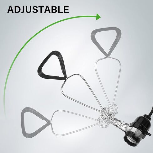 Simple Deluxe E26 Clamp Light Socket, Suit for Max 150 Watt Lamp with 18/2-Gauge 6 Feet Cord, 4 Pack,Black in Saudi Arabia