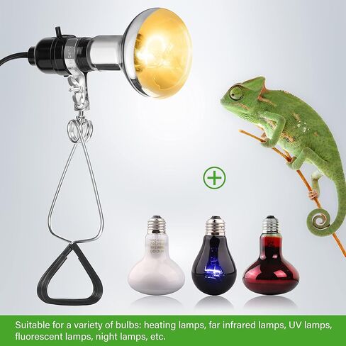 Simple Deluxe E26 Clamp Light Socket, Suit for Max 150 Watt Lamp with 18/2-Gauge 6 Feet Cord, 4 Pack,Black in Saudi Arabia