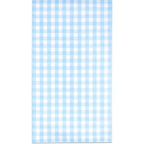 Gift Boutique 100 Blue Gingham Guest Napkins Disposable Paper Pack Light Blue & White Checkered Plaid Dinner Hand Napkin for Picnic BBQ Grilling Bathroom Wedding Baby & Bridal Shower Decorative Towel