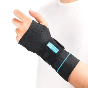 INDEEMAX Wrist Compression Sleeve with Metal Splint, Right and Left Carpal Tunnel Wrist Brace Wraps for Arthritis, Tendonitis, Hand Support Sleeve for Men & Women (Right, Medium)