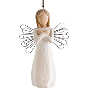 Willow Tree Sign for Love Ornament, Sculpted Hand-Painted Figure
