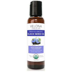 velona Black Cumin Seed Oil USDA Certified Organic - 8 oz | 100% Pure and Natural Carrier Oil | Unrefined, Cold Pressed | Hair, Body and Skin Care | Use Today - Enjoy Results