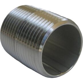 LASCO 32-2001 1-Inch by Close Type 304 Stainless Steel Pipe Nipple