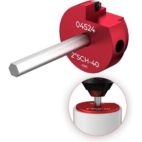 6Pcs PVC Pipe Reamer Set - Premium Pipe Cutter Kit fit into standard 1/2" drills, Professional Grade PVC Pipe Fittings Contains PPR75, PPR100, PPR150, PPR200, PPR300 and PPR400