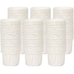 1 Oz Paper Cups- Paper Medicine Taster Ketchup Sacrament Paper Cups (PACK A - 1000 PACK)