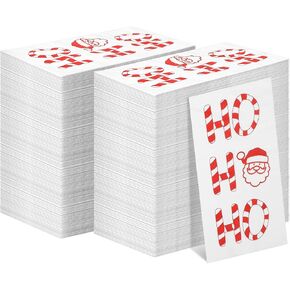 Eersida 200 Pcs Christmas Bathroom Paper Towel Disposable Guest White Dinner Napkins Decorative Bathroom Napkins Folded Table Napkins for Party Wedding Anniversary Birthday