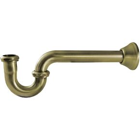 Kingston Brass CC2183 P-Trap, 1-1/4 Inch, Antique Brass