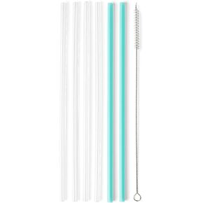 Swig Life Tall Straw Set + Cleaning Brush, Each Straw is 10.5 inch Long (Fits Swig Life 20oz, 22oz, and 32oz Tumblers)