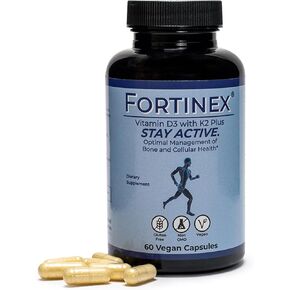 Vitamin D3, Vitamin K2 Plus, Vitamin C, Vitamin E, MCT, Resveratrol, NADH, and CoEnzyme Q10 - Supports Bone Health and Cellular Health. - Gluten Free, Non-GMO - 60 Vegan Capsules