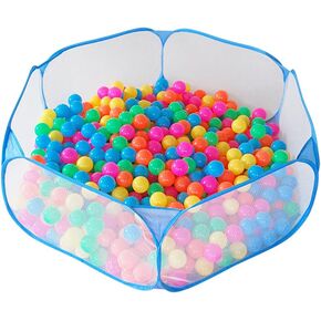 Jacone Portable Cute Hexagon Children Ball Pit, Indoor and Outdoor Easy Folding Ball Play Pool Kids Toy Play Tent with Carry Tote, Balls Not Included (Pink)