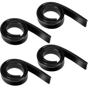 4Pcs 18 Inch Squeegee Replacement Rubber Blade Rubber Squeegee Refill Silicone Replacement Household Silicone Squeegee Refill Replacement Squeegee Rubber Squeegee for Windows Glass Shower Doors