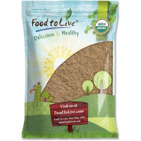 Food to Live Organic Psyllium Husk Powder, 8 Ounces — Non-GMO, Kosher, Ultra Fine, Unsweetened, Unflavored, Rich in Fiber, Natural Food Thickener, Great for Baking, Raw, Bulk, Vegan, Keto Friendly in Saudi Arabia