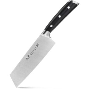 Cangshan S Series 60171 German Steel Forged Nakiri Vegetable Cleaver, 7-Inch