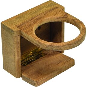 Whitecap 62602 Teak Folding Insulated Drink Holder brown