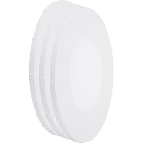 PATIKIL Paint Canvases for Painting, 3 Pack 6x4 Inch Oval Wood Frame Stretched Blank Art Canvas Board Panels for Acrylic, Oil, Tempera Painting, White in Kuwait