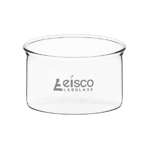 EISCO Crystallizing Dish, 300ml - Flat Bottom, No Spout - Borosilicate 3.3 Glass - Laboratory, Kitchen, Crafts