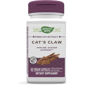 Nature's Way Standardized Cat's Claw Extract, 175 mg per serving, 60 Capsules