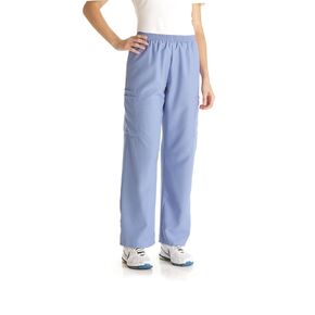 Medline PerforMAX Unisex Elastic-Waist Scrub Pants, Misty, Size Medium, Regular Inseam
