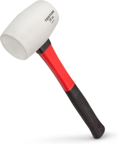 TEKTON Rubber Mallet, Fiberglass Handle - 16 oz, White in Saudi Arabia