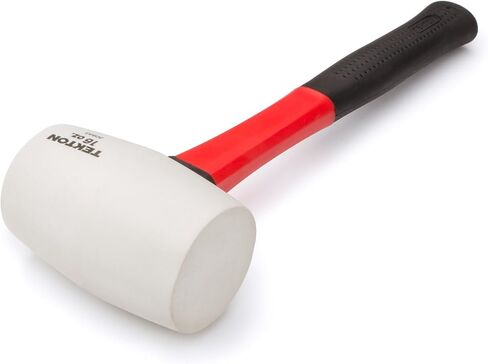 TEKTON Rubber Mallet, Fiberglass Handle - 16 oz, White in Saudi Arabia