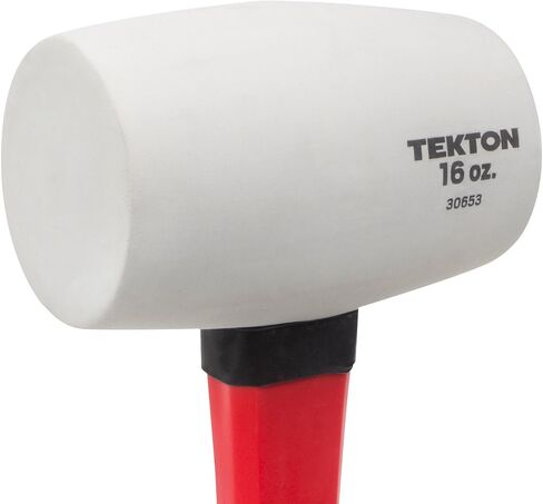TEKTON Rubber Mallet, Fiberglass Handle - 16 oz, White in Saudi Arabia
