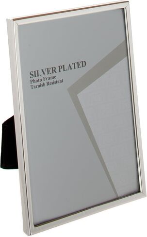 Maturi Silver Plated Photo Frame - Thin Edge, 5 x 7-inch (13 x 18cm) in Saudi Arabia